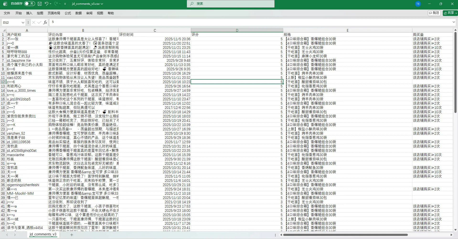成品数据集购买
